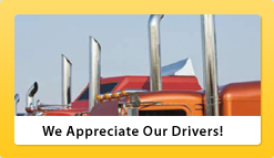 We Appreciate Our Drivers!